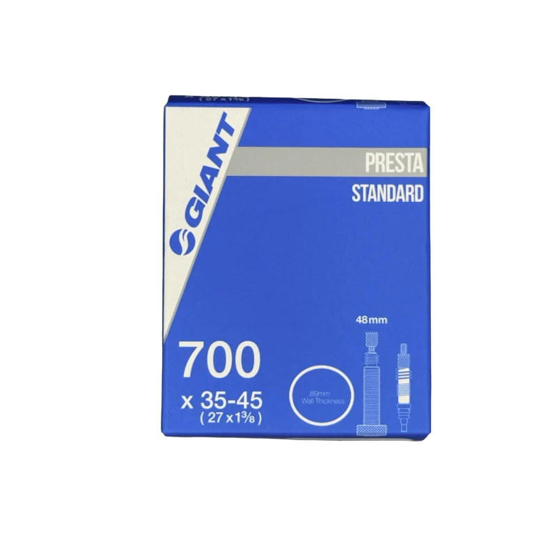 Giant 700 X 35 - 45C Threaded Presta Tube - 48MM Removable Valve Core