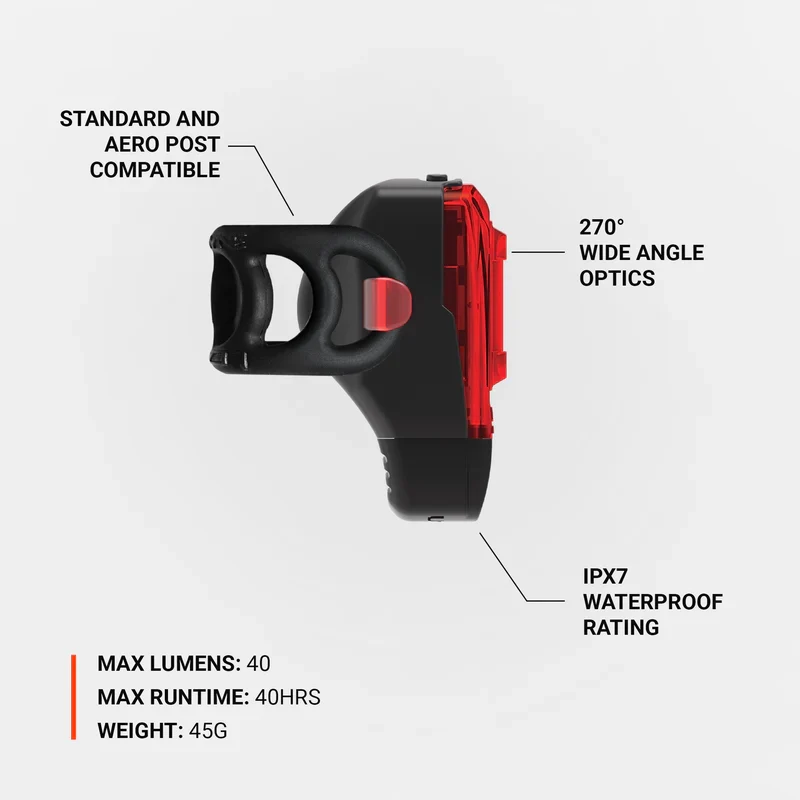 Lezyne Ktv Drive+ Rear Light - Image 3