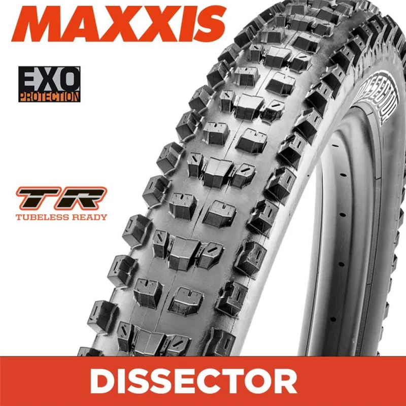 Maxxis Dissector 27.5 X 2.40 WT Exo TR Tyre