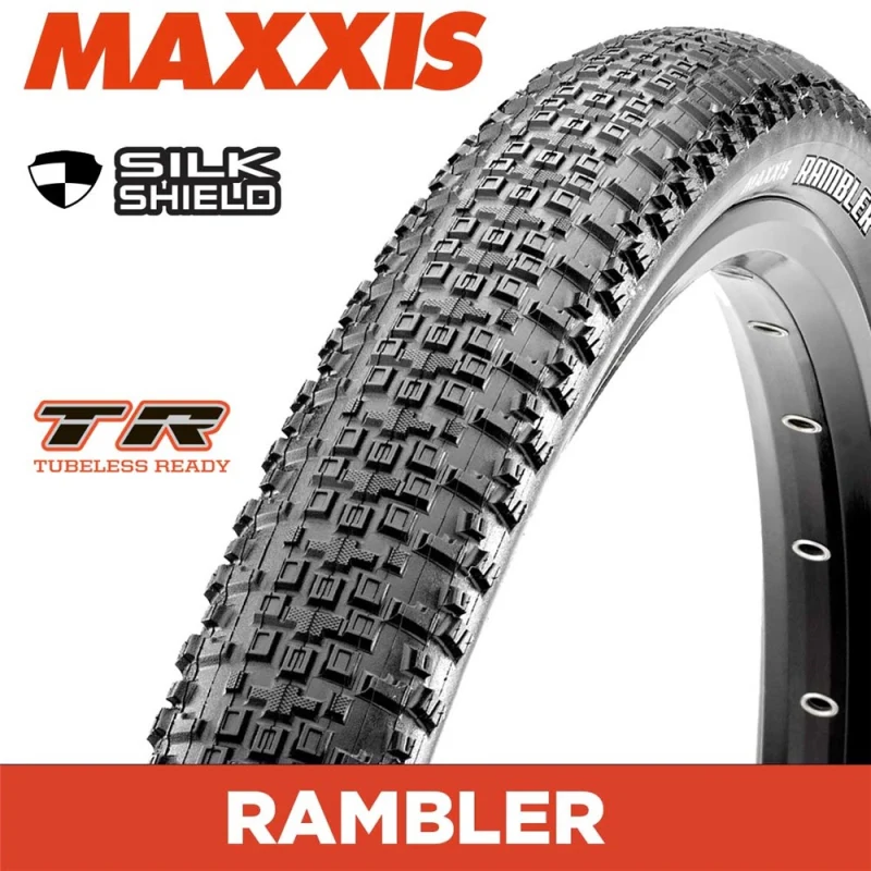 Maxxis Rambler Tyre 700 X 45C Silkshield TR
