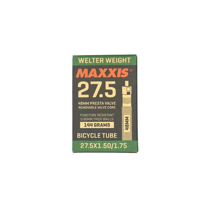 Maxxis Welterweight 27.5 X 1.5/1.75 Tube 48MM Presta Valve Removable Core