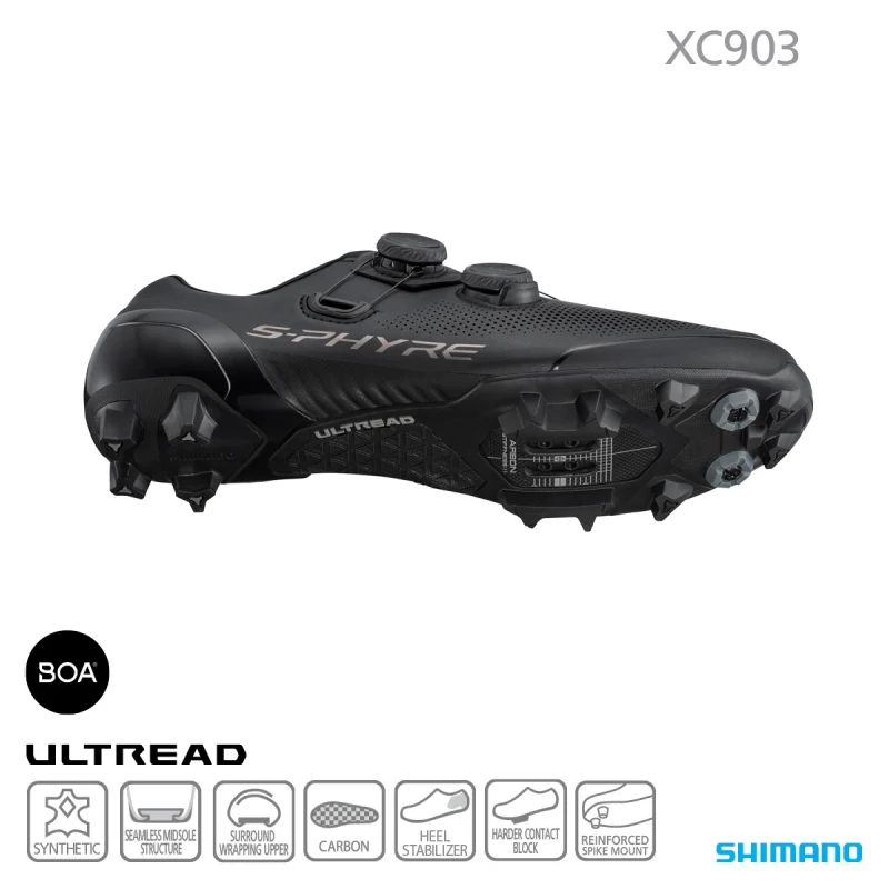 Shimano SH-XC903-E S-phyre SPD MTB Shoes E-width - Image 9