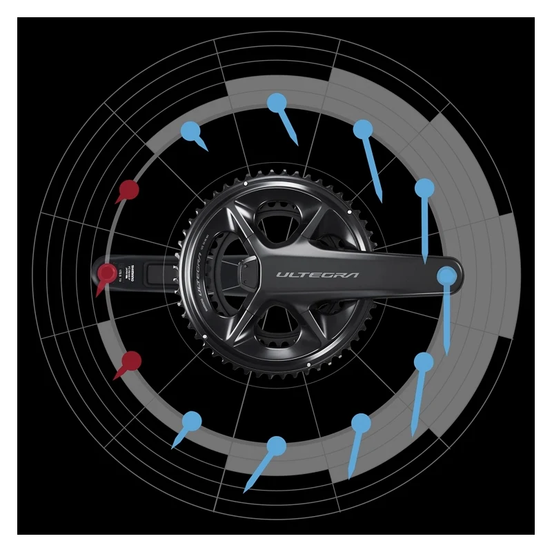 Shimano Ultegra FC-R8100 Dual-sided Power Meter Crankset 52-36 - Image 6