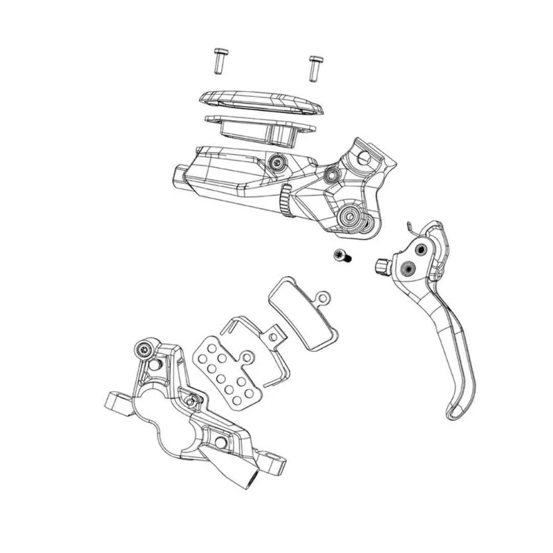 Sram Sintered Steel Disc Brake Pad For Red 22 / Force 22 / Rival 22 / S700 / Level / Apex - Image 2